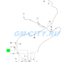 Горловина бачка омывателя Chevrolet Lacetti