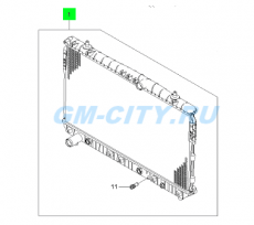 Радиатор охлаждения 1,4l 1,6l мкпп Chevrolet Lacetti