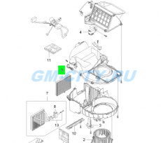 Фильтр салона Daewoo Gentra