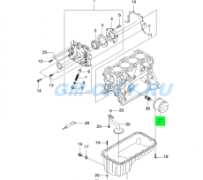 Фильтр масляный 0,8/1,2 Chevrolet Aveo T200