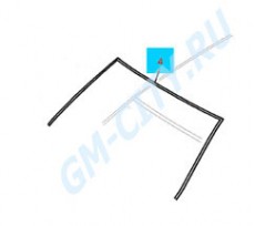 Молдинг лобового стекла Chevrolet Captiva C140