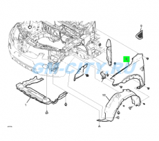 Крыло переднее правое Chevrolet Captiva C100