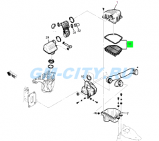 Фильтр воздушный Chevrolet Captiva C100
