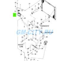 Бачок расширительный Chevrolet Aveo T200