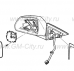 Зеркало правое в сборе Cadillac CTS ІІ
