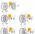 Гайка колеса (шпилька)стальной диск